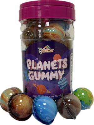 Apexy Mixed Planets Gummy Candy with Fruity Liquid Center Fat Free Fun &amp; Delicious Space- Themed Treats Great for Halloween, Birthday, Trick Or Treat, Party 11.42oz
