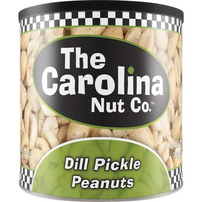 Carolina Nut Company The Dill Pickle Peanuts 12 Oz Can, Pack of 6