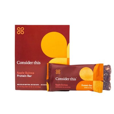 Consider This High Fiber Low Histamine Protein Bars  8 Count  9 Plants in One Protein Bar  Gluten Free Snacks for Food Sensitivity  Seed Oil, Dairy, Egg, Sesame, Soy Free
