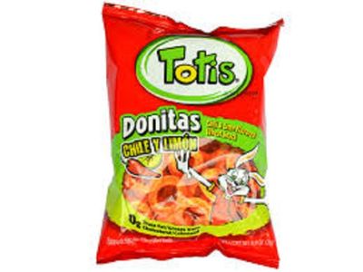 Totis Snacks Donitas Chile and Limon 1.76 ounce pack of 2
