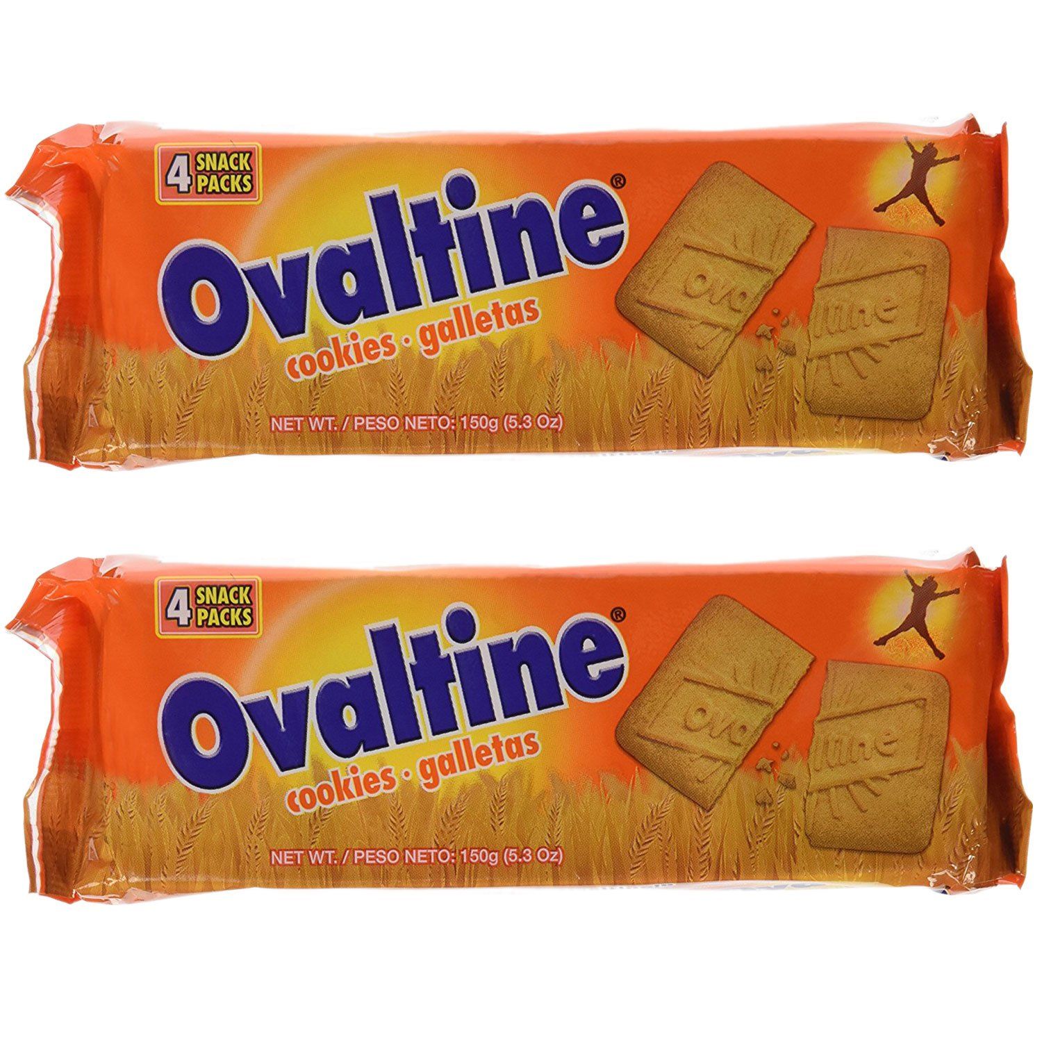 Ovaltine cookies biscuits 2 packages 150g x2