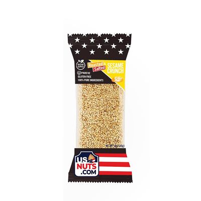 USNUTS Roasted and Salted Honey Crunch Bar (12 Bars/box, Sesame)