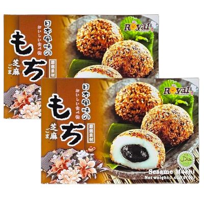 Japanese Sesame Mochi - 7.4 Ounce / 210 Grams (Pack of 2)