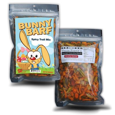 Bunny Barf Spicy Trail Mix - Funny Easter Rabbit Gift for Kids, Teens, and Adults, Made in America