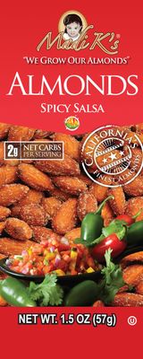 Madi K&#39;s Spicy Salsa Almonds, 1.5-Ounce (Pack of 72)