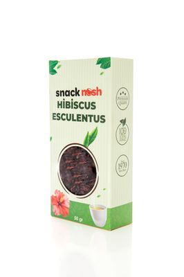 Snack Nosh Loose Leaf Tea, Hibiscus Loose Leaf Tea Herbal Tea Variet Pack Caffeine-Free (50 gr, 1,76 Oz) Hibiscus