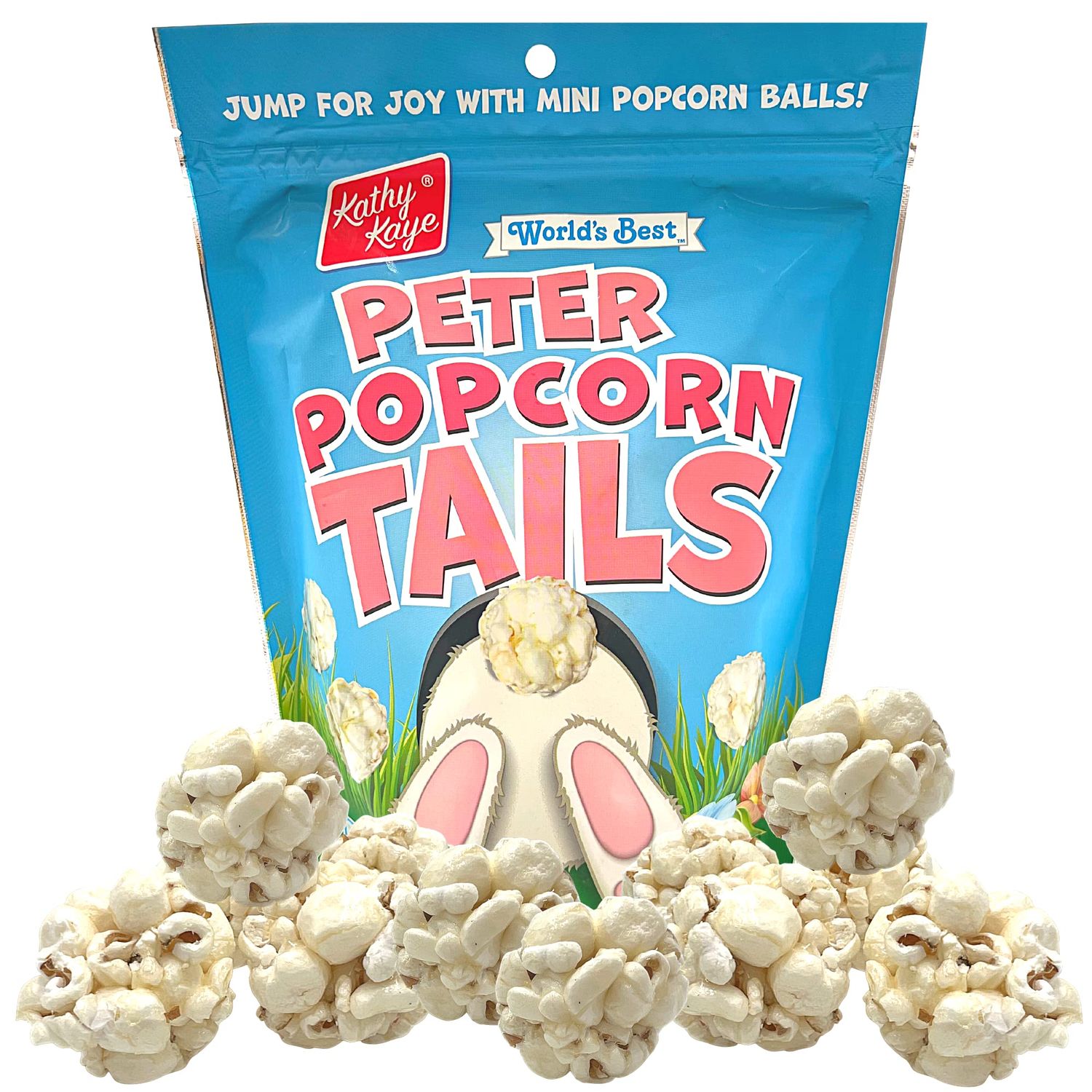 Kathy Kaye Sweet and Salty Popcorn Balls, Gluten Free Resealable Gourmet Snack for Boys and Girls, 5 ounce Bag