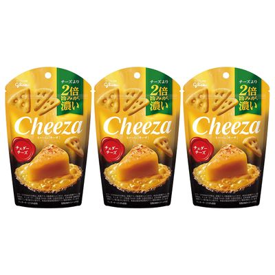 &quot;Cheeza&quot; Cheese Taste Strong Cheddar Cheese Taste 1.4oz 3pcs Japanese snack Ninjapo