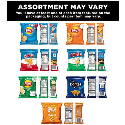 Frito Lay Tangy Favorites Mix Variety Pack, 1 Ounce (Pack of 40)