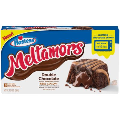 Hostess Meltamors Double Chocolate Snack Cakes (9.31oz Package)