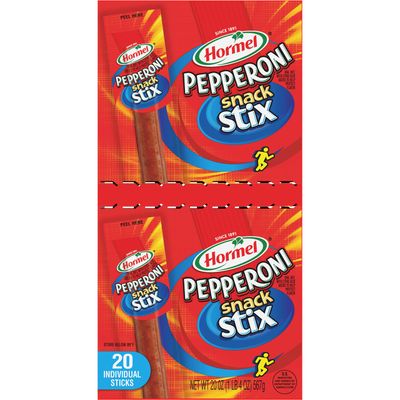 HORMEL Pepperoni Snack Stix, 20 oz. (20 individually wrapped 1 oz. sticks)