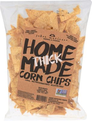 SABOR MEXICANO Thick Corn Chips, 12 OZ