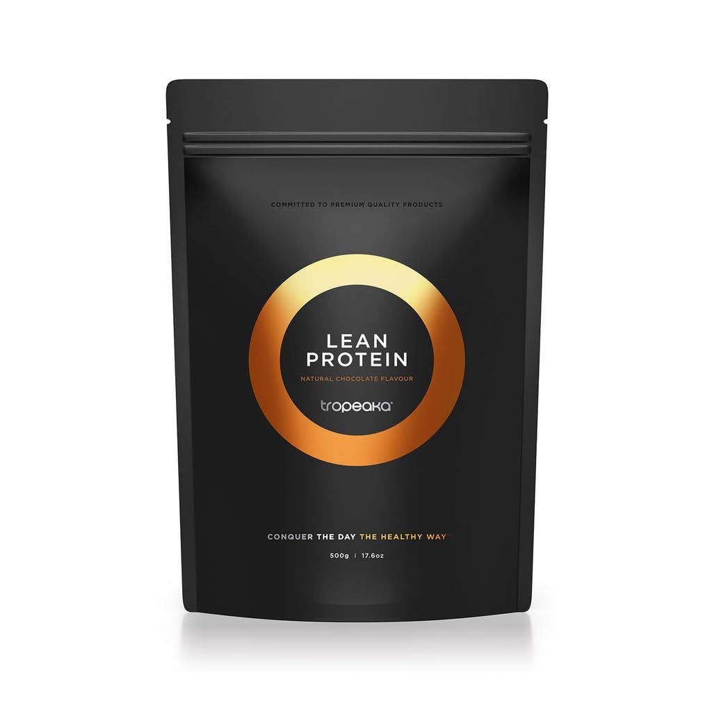 Tropeaka Plant Based Lean Protein Powder for Smoothies &amp; Shakes - Chocolate - Vegan Protein for Men &amp; Women, Gluten Free, Dairy Free, Non-GMO, 17.6oz (20 Servings)