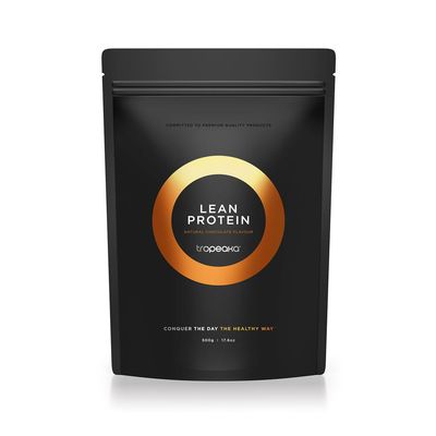 Tropeaka Plant Based Lean Protein Powder for Smoothies &amp; Shakes - Chocolate - Vegan Protein for Men &amp; Women, Gluten Free, Dairy Free, Non-GMO, 17.6oz (20 Servings)