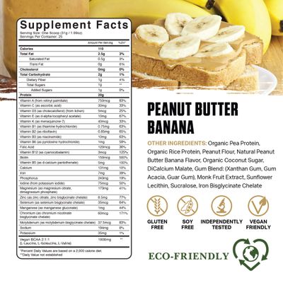 Ambrosia Planta - Premium Organic Plant-Based Protein (Peanut Butter Banana)
