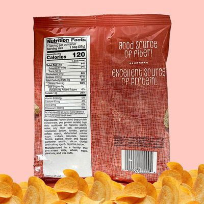 ProtiWise Barbecue Protein Chips  High Protein 14g, High Fiber  Gluten-Free, Low Calorie, Low Carb Snack  Guilt-Free Healthy Snacks  7/Bags