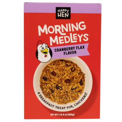Happy Hen Treats Morning Medleys (Cranberry Flax)