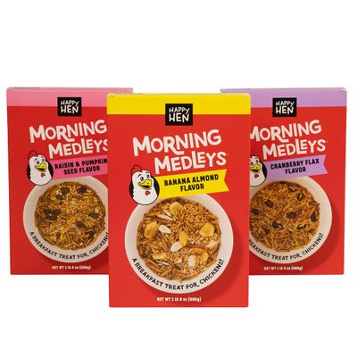 Happy Hen Treats Morning Medleys (Cranberry Flax)