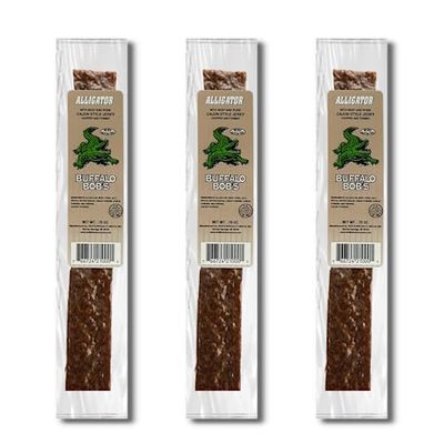 Buffalo Bob&#39;s Alligator Cajun Style Jerky 3 Pack
