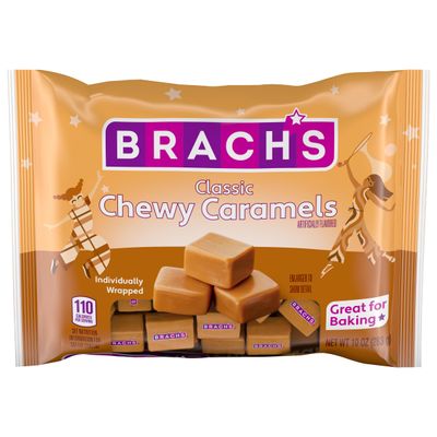 Brachs Milk Maid Caramels, Individually Wrapped Candy, 10oz Bag