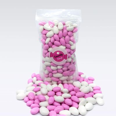 Smarty Stop Jordan Almonds (Light Pink &amp; White - Pastel Colors, 2 Pound (Pack of 1))