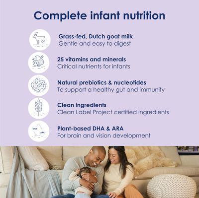 Kabrita Goat Milk-Based Infant Formula - 14oz - Pack of 12 - Natural, Gentle Baby Formula - European, Non-GMO - Ages 0-12 Months