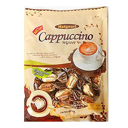 Korean Assorted Popular Fruit Flavored Candy Pieces (Gold Cappuccino 330g)