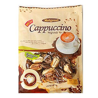 Korean Assorted Popular Fruit Flavored Candy Pieces (Gold Cappuccino 330g)