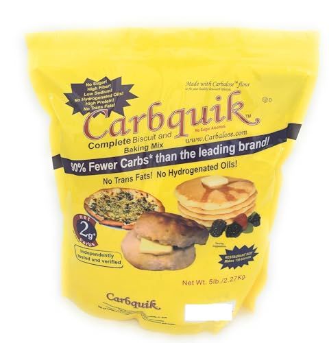 Carbquik Low Carb Baking Mix (5 lb. Resealable Pouch) Kosher Keto Friendly