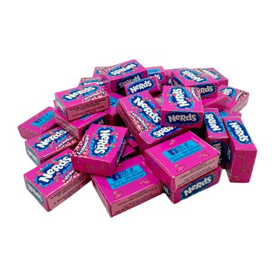 Strawberry Nerds Miniature Boxes - 2 Pound Bag (Approx. 70 pieces) - Tangy Sweetness in Every Bite