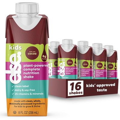 Else Nutrition Kids Nutritional Shake Ready to Drink - Dairy Free Kids Nutrition Drink (Ages 2-12) - Kids Protein Shake w/ 25 Vitamins (Chocolate, 16-Pack)