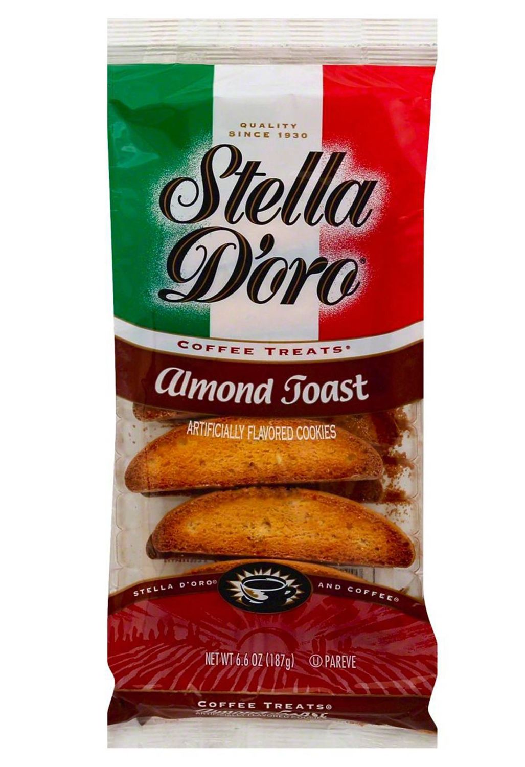 Stella D&#39;oro Old Fashioned Quality Cookies 1 Pack (Almond Toast)