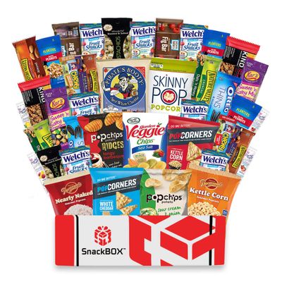 Snack Box Healthy Snack Assortment Variety Care Package (40 Count)  Easter Holiday, Employee Appreciation, Office, Breakroom, Teachers, Back to School, College Students, Birthday Gift, Events, Meeting