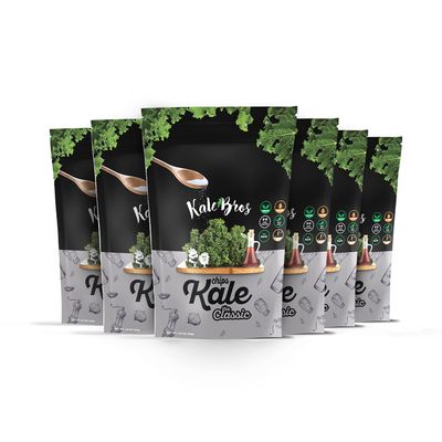Kale Bros, Kale Chips, The Classic, Multi-pack (Pack of 6) Vegan/Gluten-free/Paleo Snack