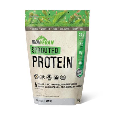 IRONVEGAN Sprouted Protein Unflavoured, 1000 GR