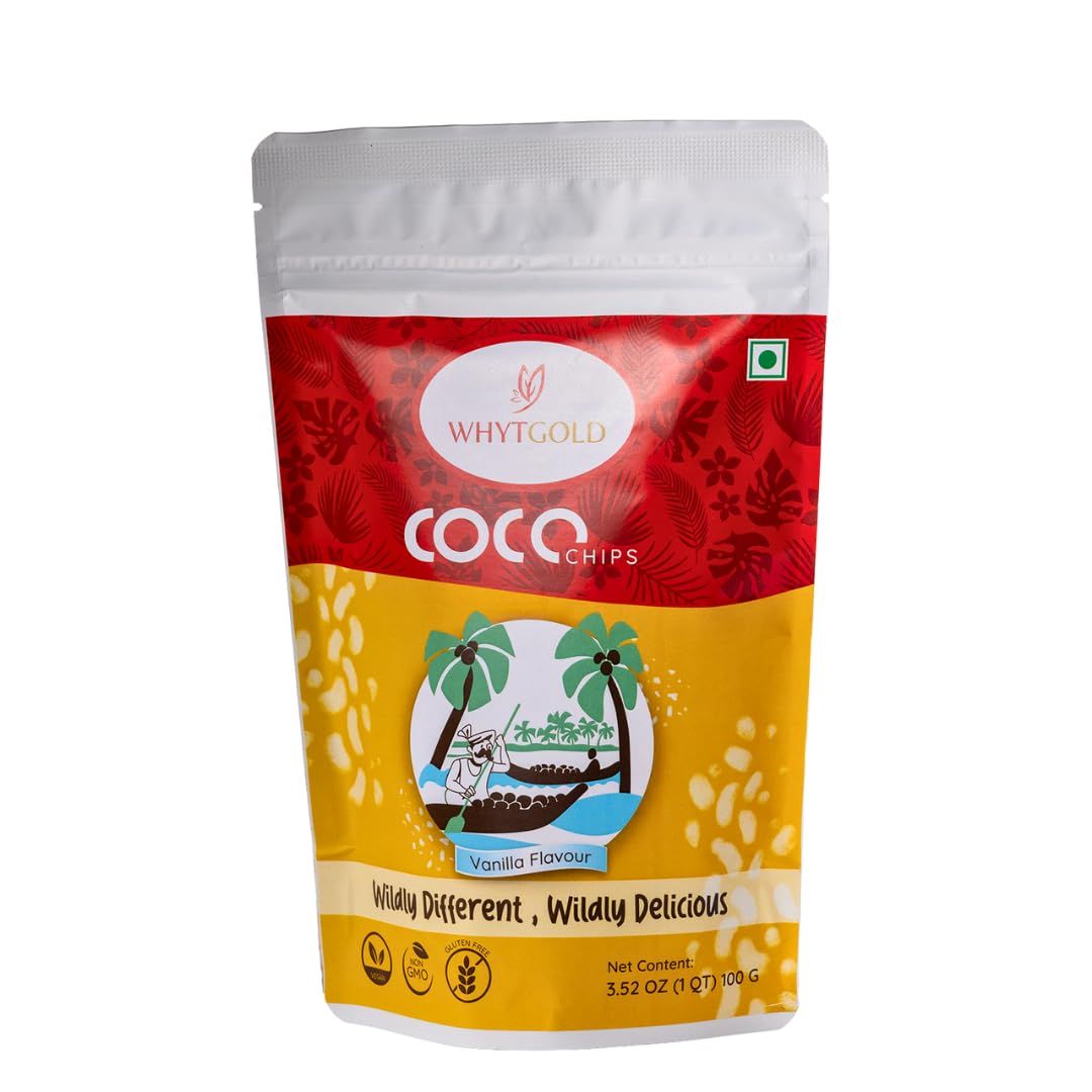 WHYTGOLD Dehydrated Coconut Chips - Crispy, Lightly Toasted &amp; Naturally Sweet - Added Sugar, Vegan &amp; Keto Snack - Perfect for Smoothie Bowls, Granola &amp; Healthy Snacking.