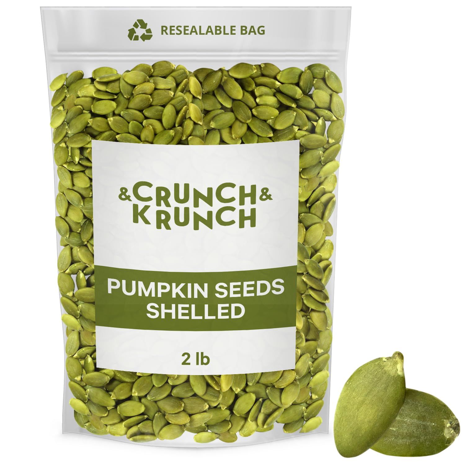Pumpkin Seeds to Eat - Healthy Snack Option, Perfect Raw Pumpkin Seeds For Eating, Elevate Your Healthy Lifestyle With These Delicious and Unsalted, 2LB
