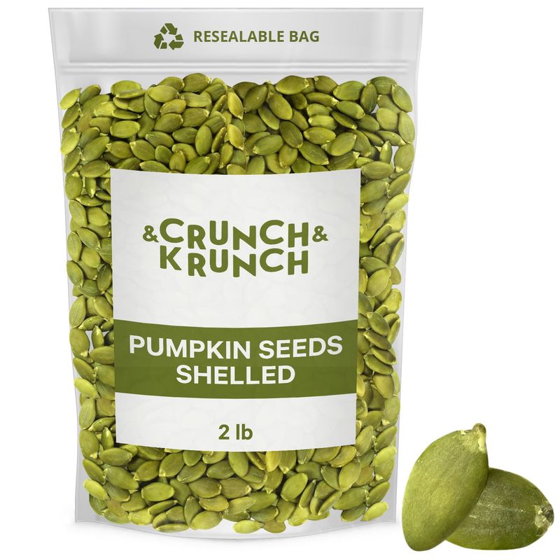 Pumpkin Seeds to Eat - Healthy Snack Option, Perfect Raw Pumpkin Seeds For Eating, Elevate Your Healthy Lifestyle With These Delicious and Unsalted, 2LB