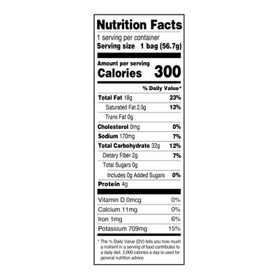 Dirty Sea Salted Potato Chips, 2 Ounce - 25 per case.