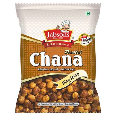 Jabsons - Roasted Chana Chickpeas (3 Pack), 150g x 3 (Hing Jeera)