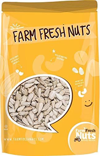 Dry Roasted Sunflower Seeds with Himalayan Salt (1 Lb.) - Roasted in Small Batches -Vegan &amp; Keto Friendly - Packed with Vitamin E and Magnesium - Farm Fresh Nuts Brand