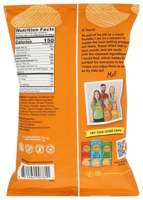 THE GOOD CRISP COMPANY Outback BBQ Crinkle Cut Potato Chips, 5.5 OZ