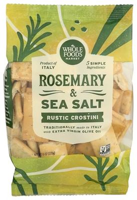 Whole Foods Market, Sea Salt and Rosemary Crostini, 6 Ounce