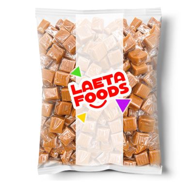Caramel Cubes Candy, Individually Wrapped (3 Pound Bag - Approx. 165 Count)