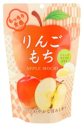 Estala Mochi Apple Traditional Japanese Rice Cakes, 130g, Soft Chewy Wagashi Food Sweets Estala