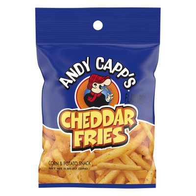 Andy Capp&#39;s Cheddar Flavored Fries, 0.85 oz, 72 Pack