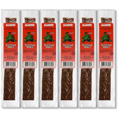 Buffalo Bob&#39;s Jerky (6 Pack)- Alligator-BBQ