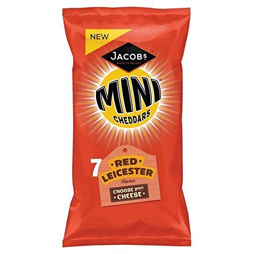 Jacob&#39;s Mini Cheddars Red Leicester 7 pack - 7 x 25g (0.39lbs)