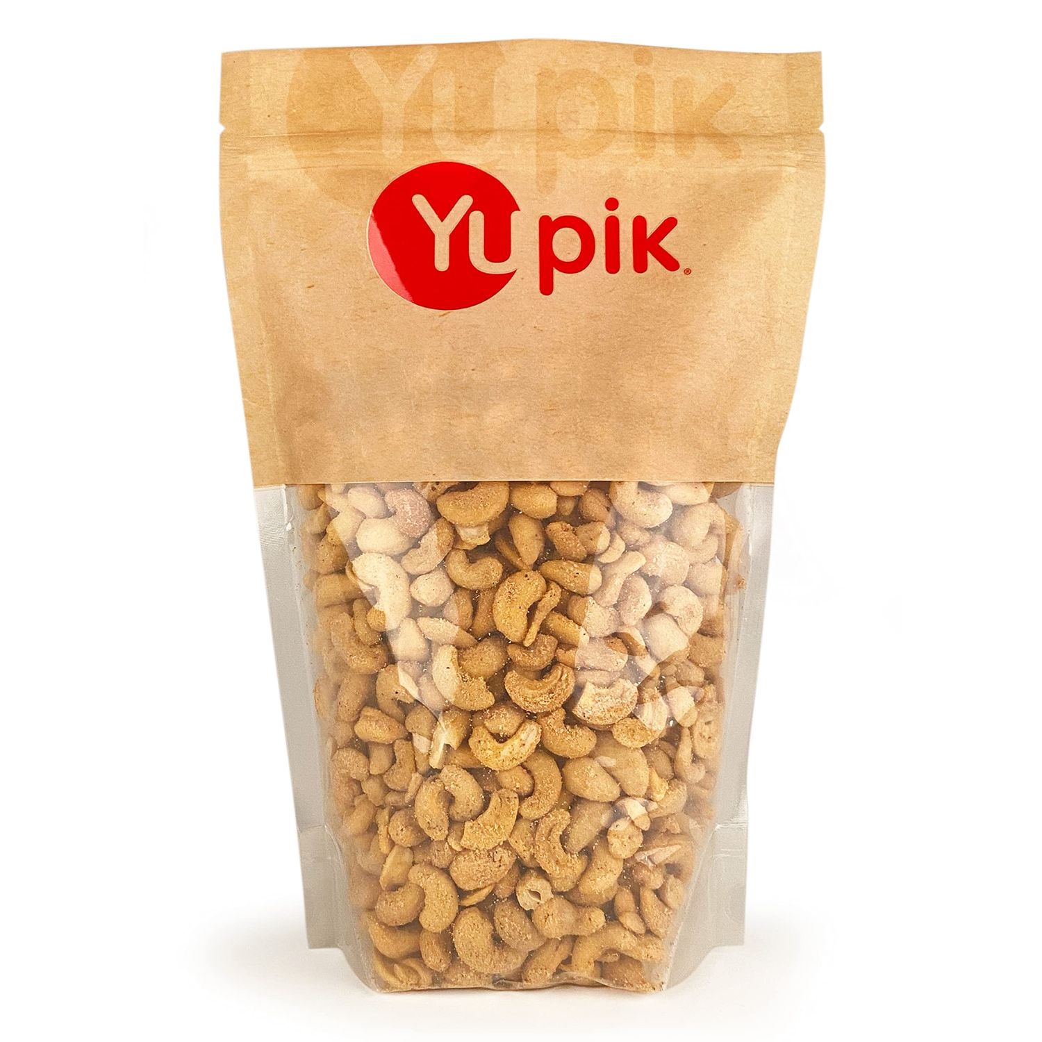 Yupik Nacho Cashews, 1 lb (16 oz), Kosher, Gluten-Free, Roasted Cashews with Vegan Cheese, Seasoned Nuts, Crunchy Savory Snack, Nacho Cheese Flavor, Perfect for Parties, BBQ, Game Night
