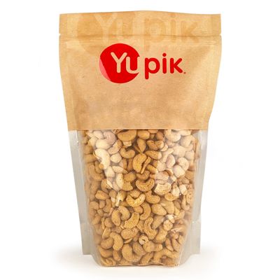 Yupik Nacho Cashews, 1 lb (16 oz), Kosher, Gluten-Free, Roasted Cashews with Vegan Cheese, Seasoned Nuts, Crunchy Savory Snack, Nacho Cheese Flavor, Perfect for Parties, BBQ, Game Night